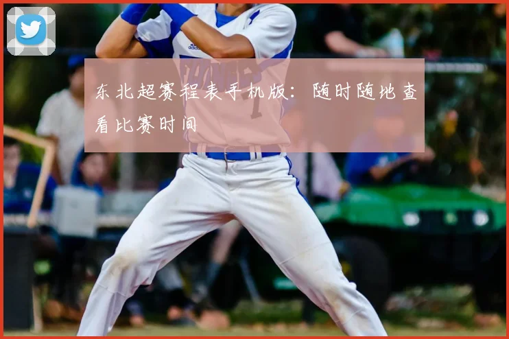东北超赛程表手机版：随时随地查看比赛时间