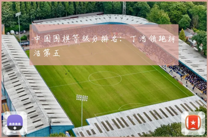 中国围棋等级分排名：丁浩领跑柯洁第五